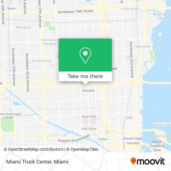 Mapa de Miami Truck Center