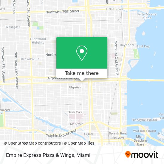 Empire Express Pizza & Wings map