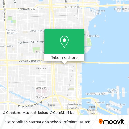 Mapa de Metropolitaninternationalschoo Lofmiami