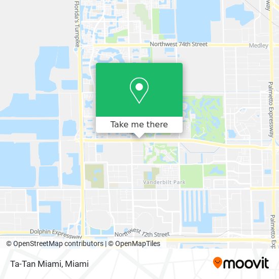 Ta-Tan Miami map