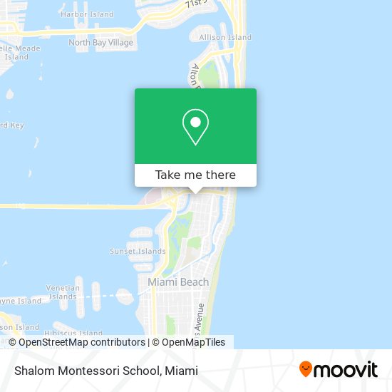 Mapa de Shalom Montessori School