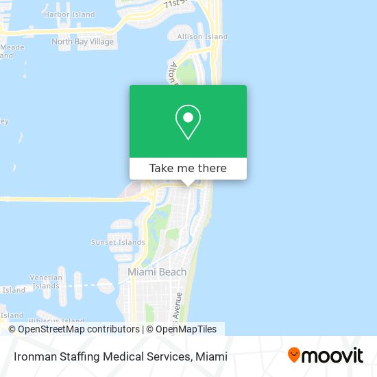 Mapa de Ironman Staffing Medical Services