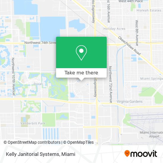 Kelly Janitorial Systems map