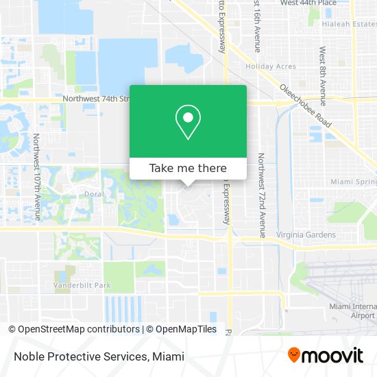 Noble Protective Services map