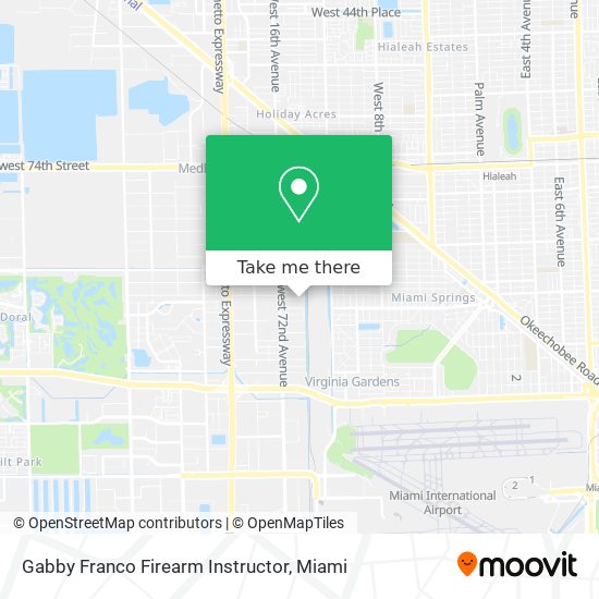 Mapa de Gabby Franco Firearm Instructor