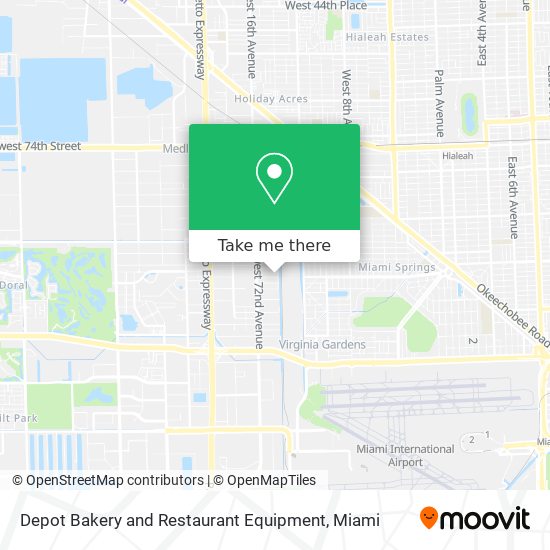 Depot Bakery and Restaurant Equipment map