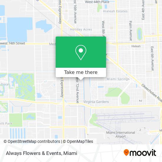 Always Flowers & Events map