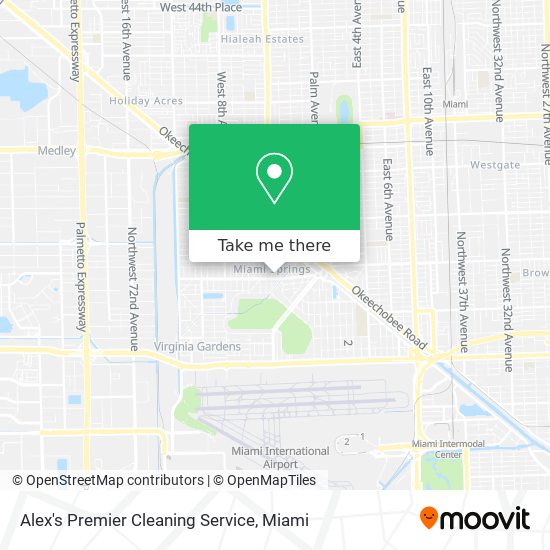 Alex's Premier Cleaning Service map