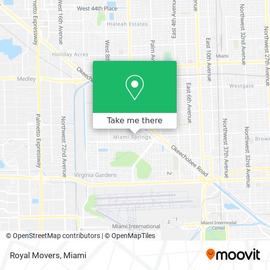 Royal Movers map