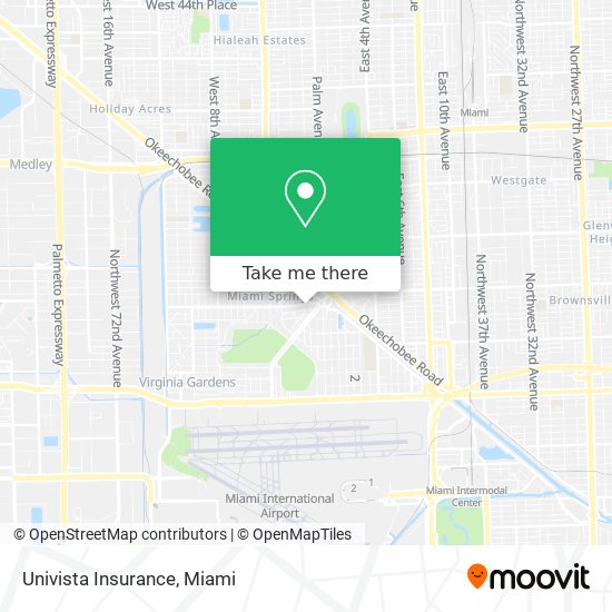 Univista Insurance map