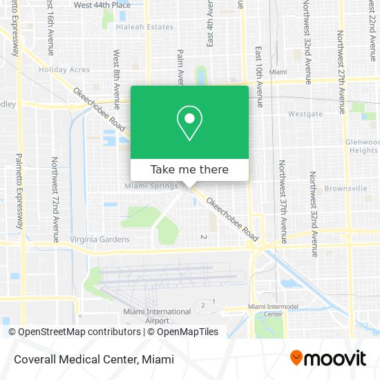 Mapa de Coverall Medical Center