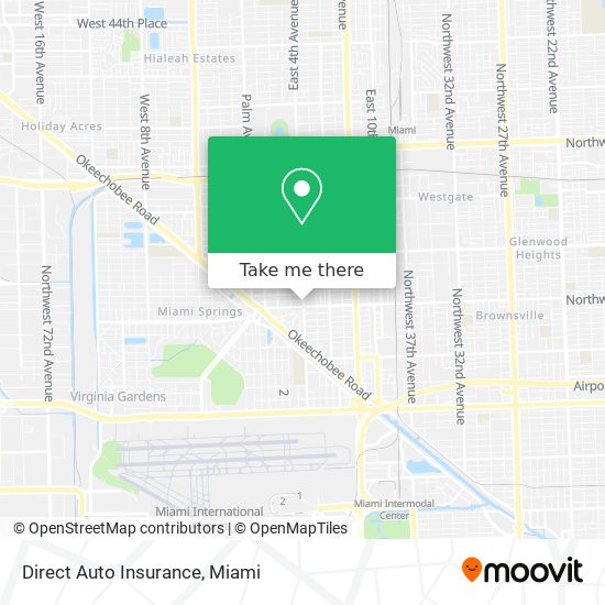 Direct Auto Insurance map