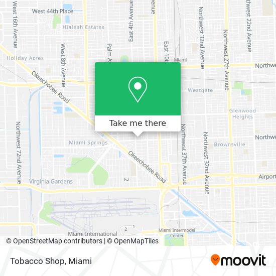 Mapa de Tobacco Shop