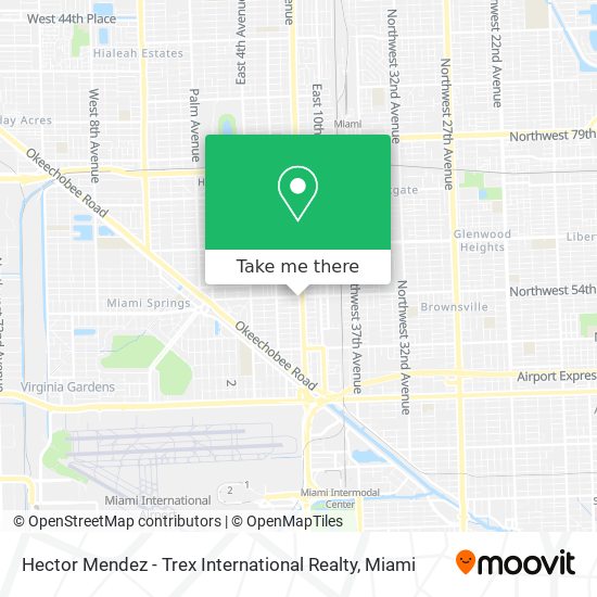 Hector Mendez - Trex International Realty map