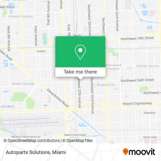 Autoparts Solutions map