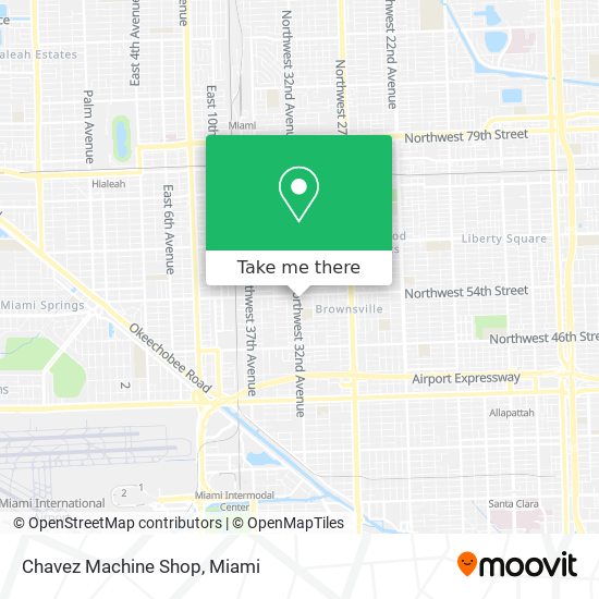 Mapa de Chavez Machine Shop