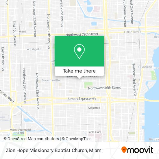 Mapa de Zion Hope Missionary Baptist Church