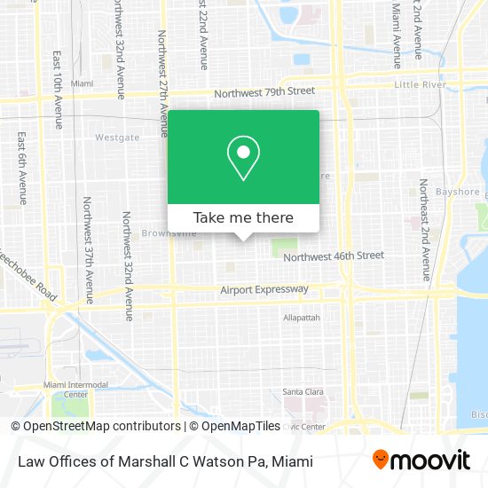 Mapa de Law Offices of Marshall C Watson Pa