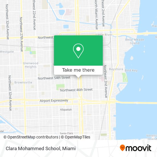 Clara Mohammed School map