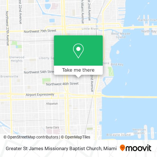 Mapa de Greater St James Missionary Baptist Church