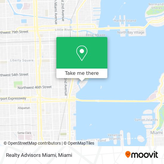 Realty Advisors Miami map