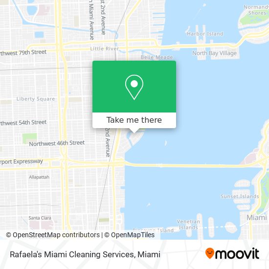 Rafaela's Miami Cleaning Services map