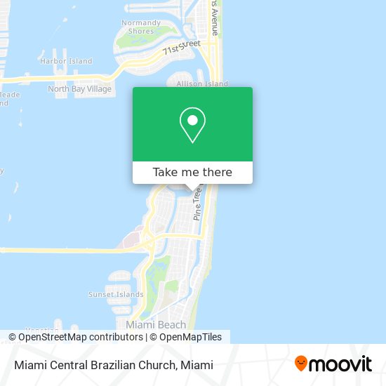 Mapa de Miami Central Brazilian Church