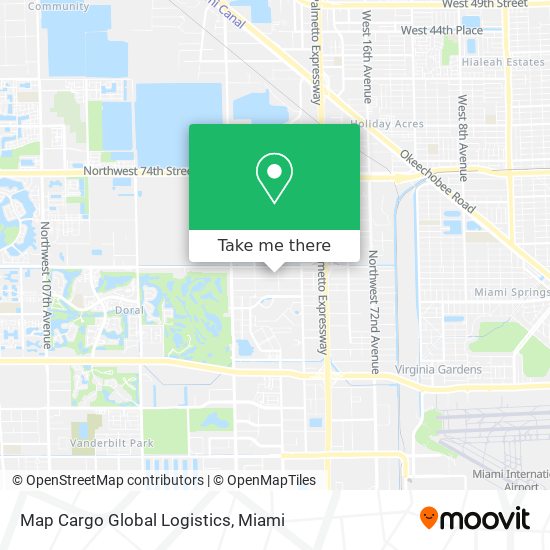 Mapa de Map Cargo Global Logistics