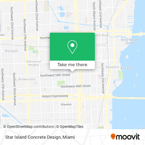 Mapa de Star Island Concrete Design