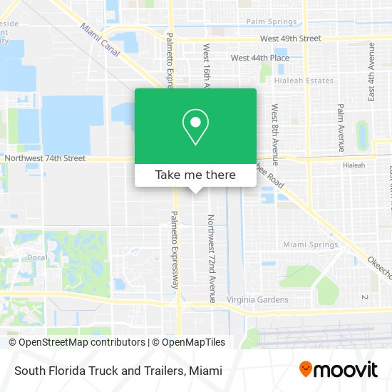 South Florida Truck and Trailers map