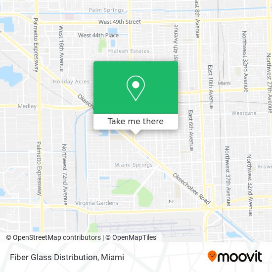 Mapa de Fiber Glass Distribution