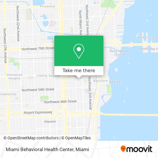 Mapa de Miami Behavioral Health Center