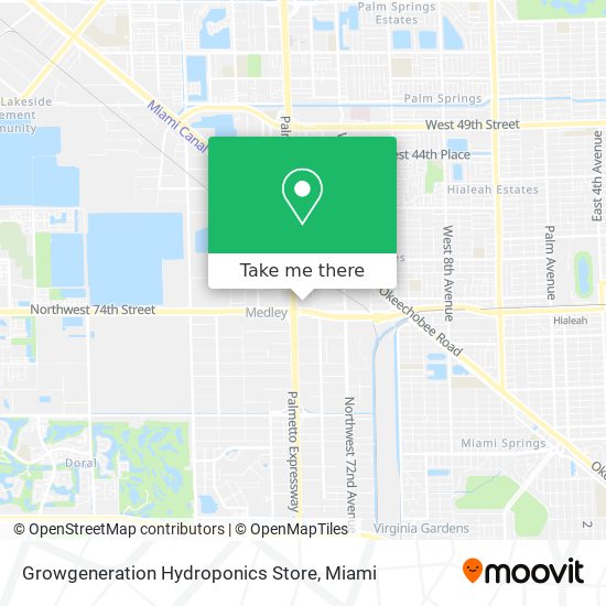Growgeneration Hydroponics Store map