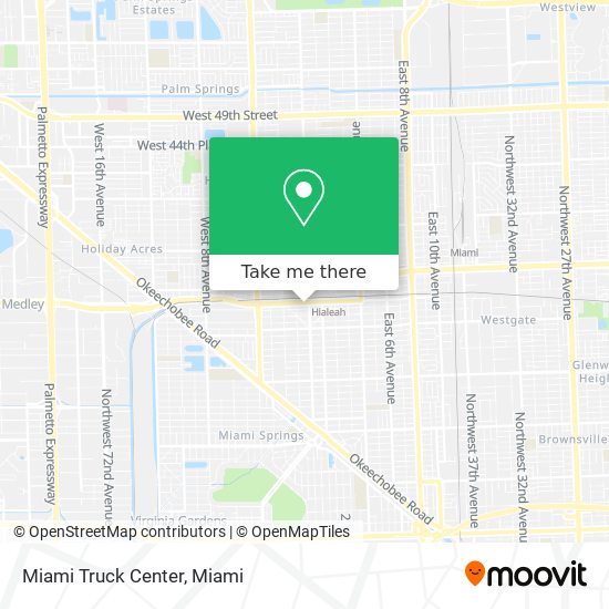 Miami Truck Center map