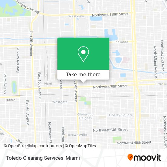 Toledo Cleaning Services map