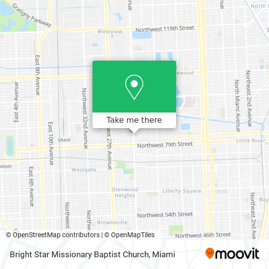 Mapa de Bright Star Missionary Baptist Church