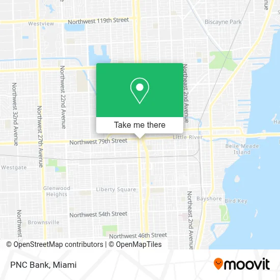 PNC Bank map
