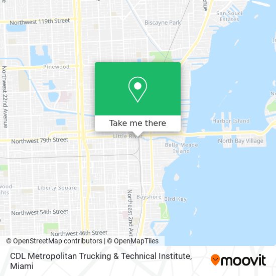 Mapa de CDL Metropolitan Trucking & Technical Institute