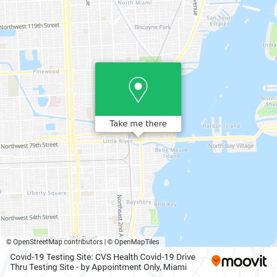 Covid-19 Testing Site: CVS Health Covid-19 Drive Thru Testing Site - by Appointment Only map