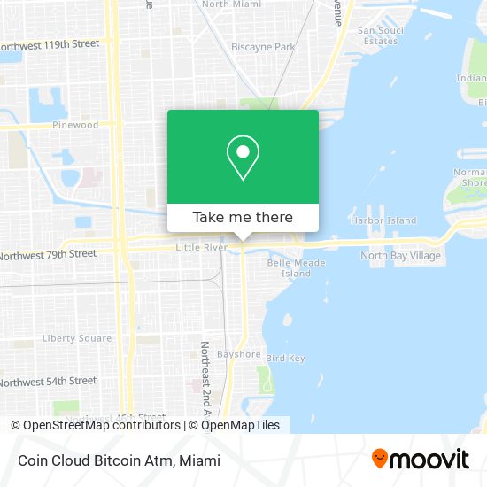 Coin Cloud Bitcoin Atm map