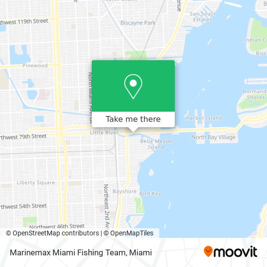 Marinemax Miami Fishing Team map