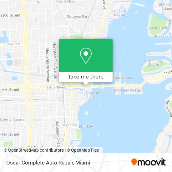 Mapa de Oscar Complete Auto Repair