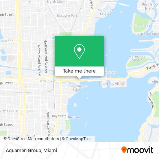 Aquamen Group map