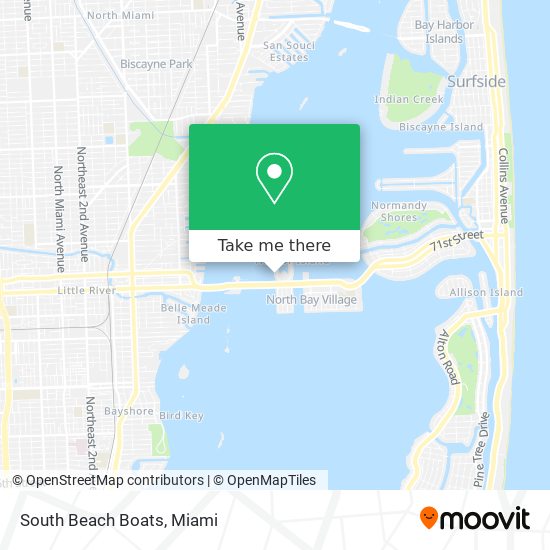 South Beach Boats map