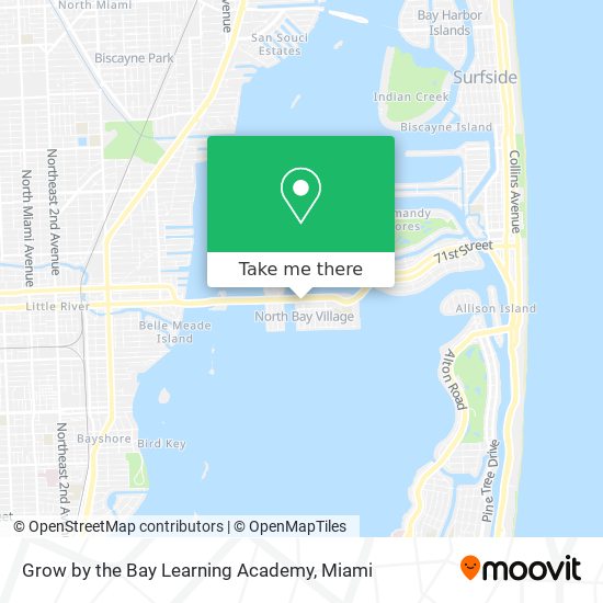 Grow by the Bay Learning Academy map