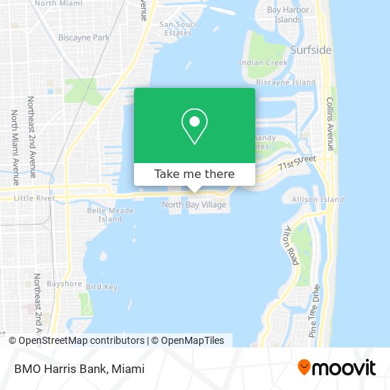 BMO Harris Bank map