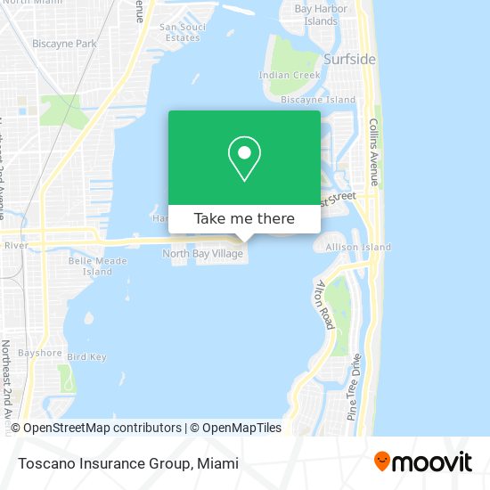 Mapa de Toscano Insurance Group