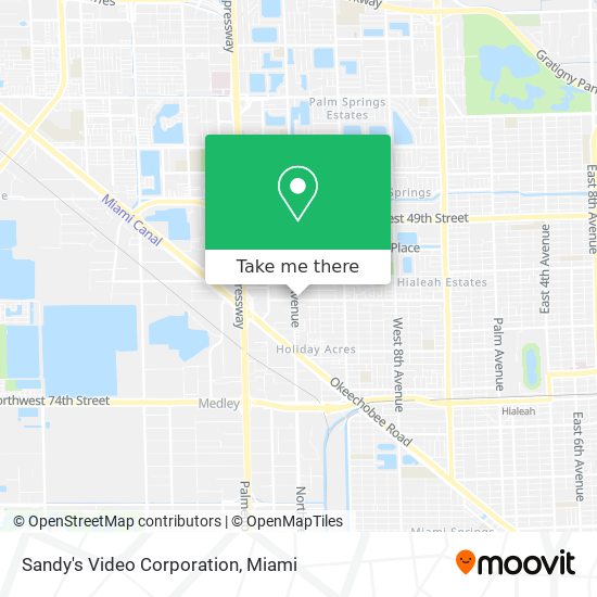 Mapa de Sandy's Video Corporation