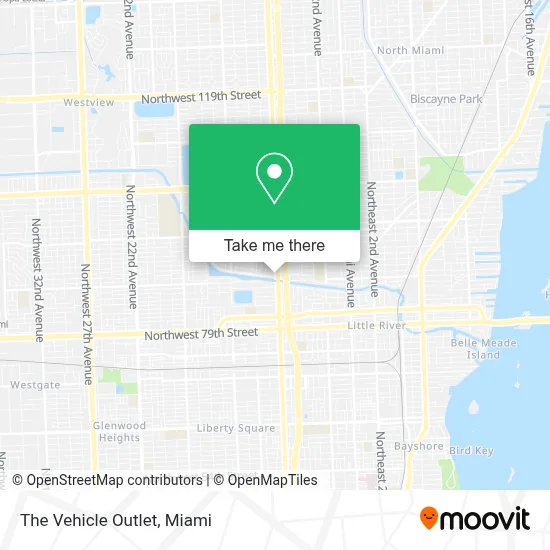 The Vehicle Outlet map