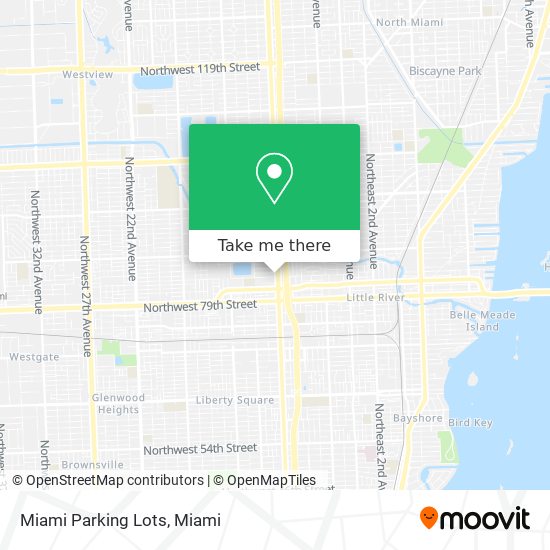 Miami Parking Lots map